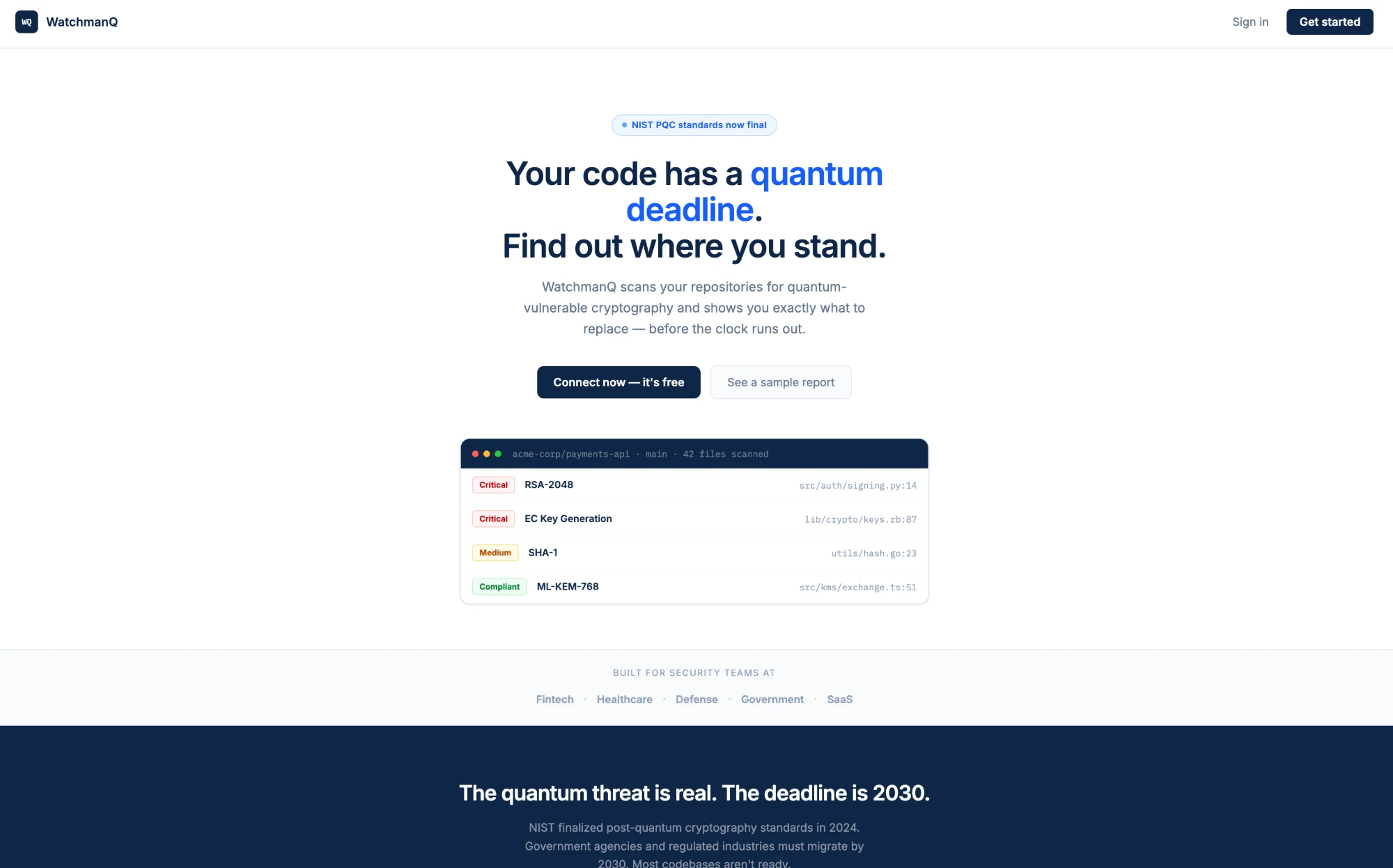 WatchmanQ screenshot